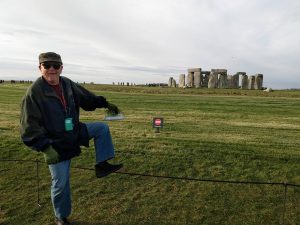Dad At Stonehenge